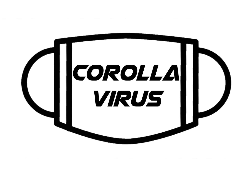 Corolla Virus Vinyl Sticker