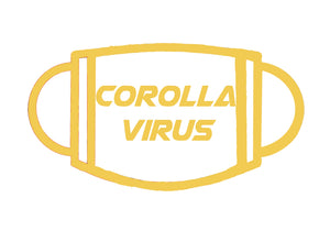 Corolla Virus Vinyl Sticker