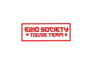 Touge Team E210 Society Sticker